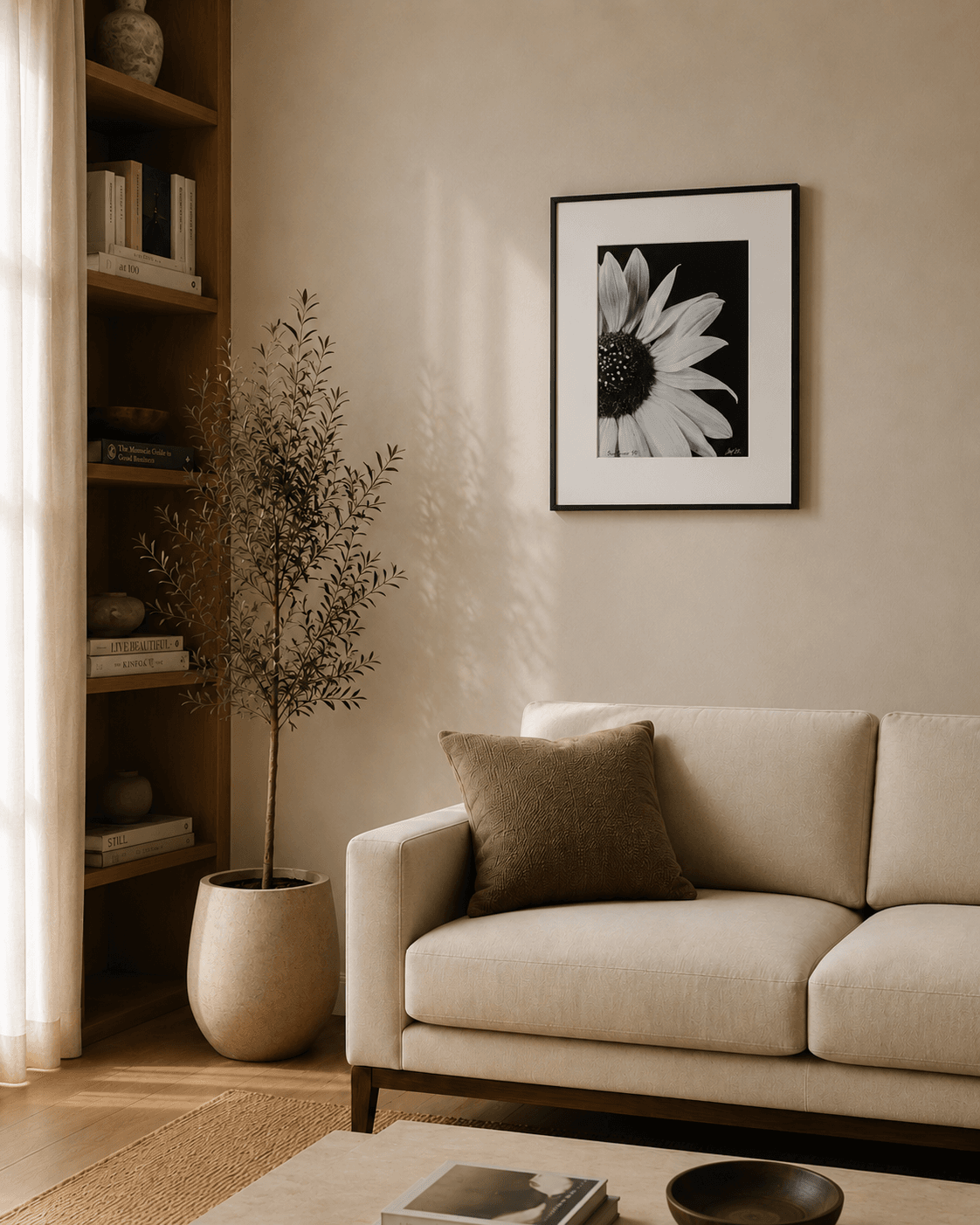 Sunflower — gelatin silver print | Tibor Arva