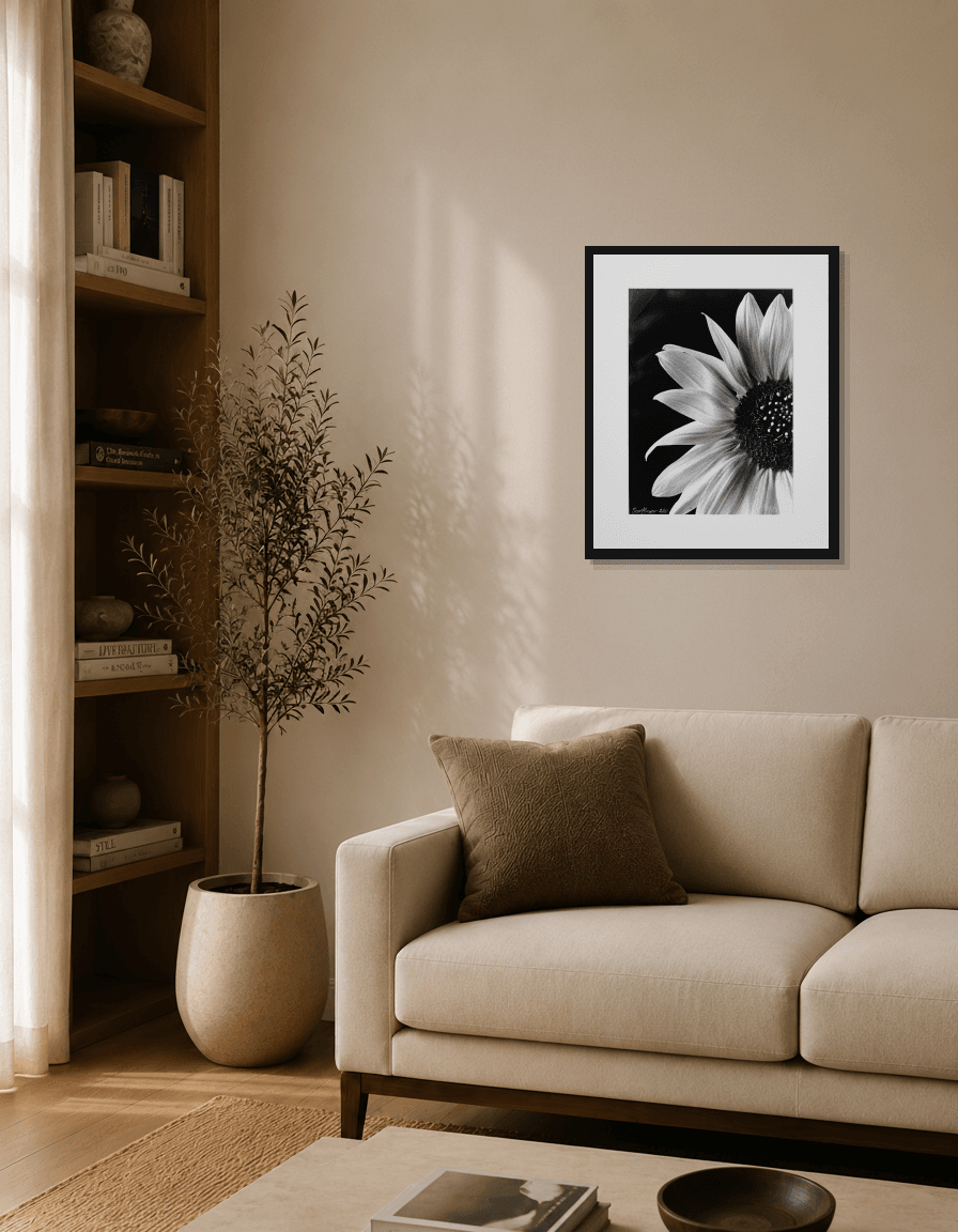 Sunflower — gelatin silver print | Tibor Arva